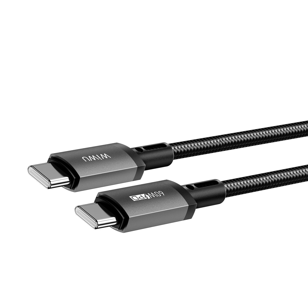 Cable WIWU Titanlink series WI-C057 60W tipo C-C  1M gray