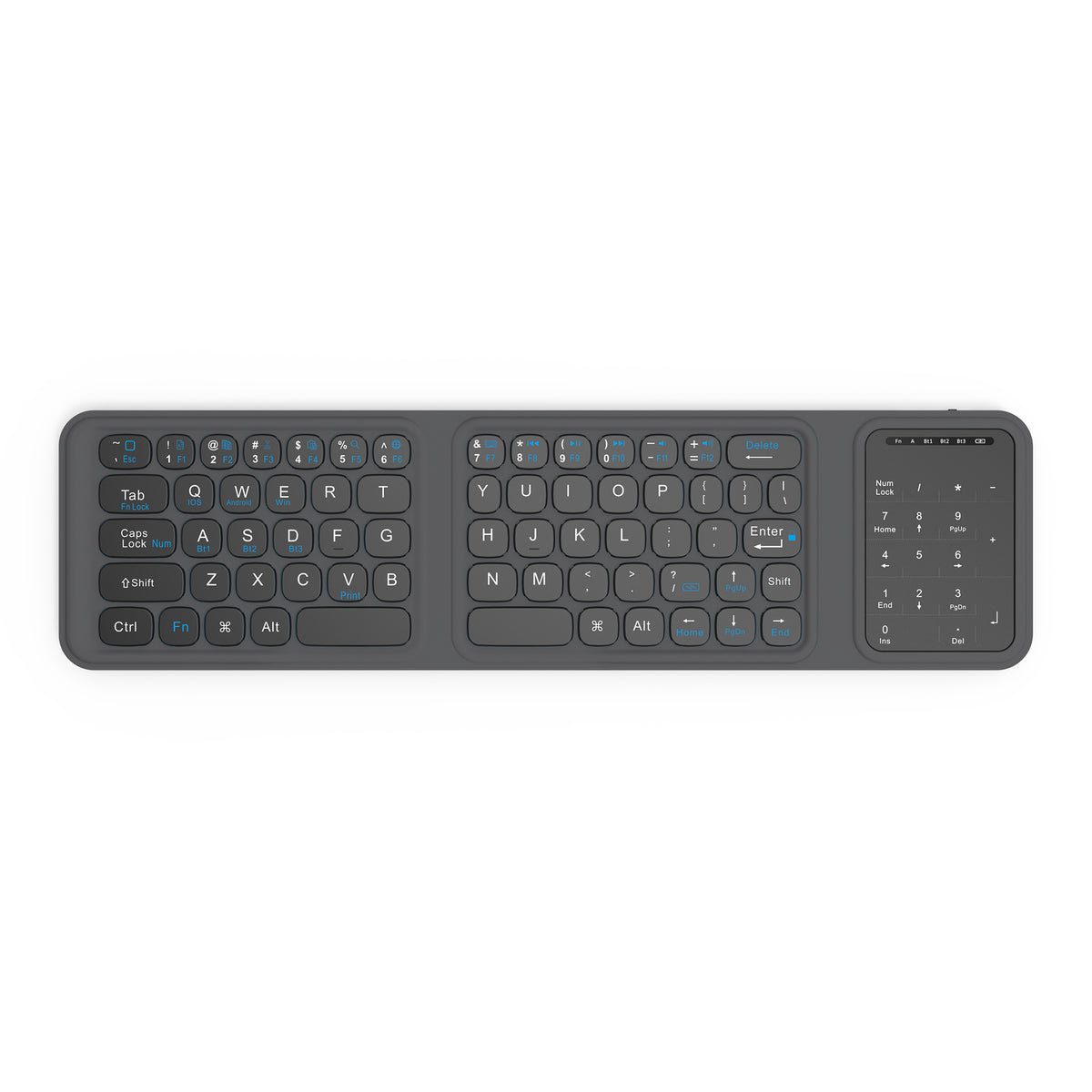 Teclado Plegable Inalámbrico WiWU FMK-05 Grey