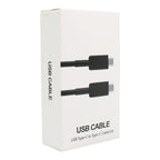 CABLE TIPO C - TIPO C 1M NEGRO