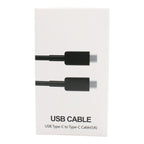 CABLE TIPO C - TIPO C 1M NEGRO