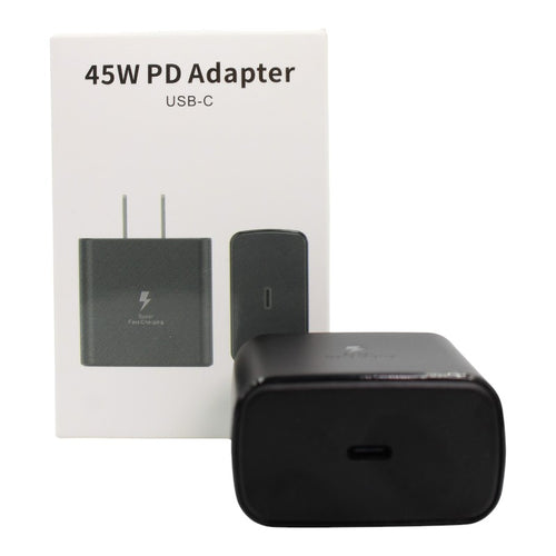 ADAPTADOR UNIVERSAL 45W USB - C NEGRO