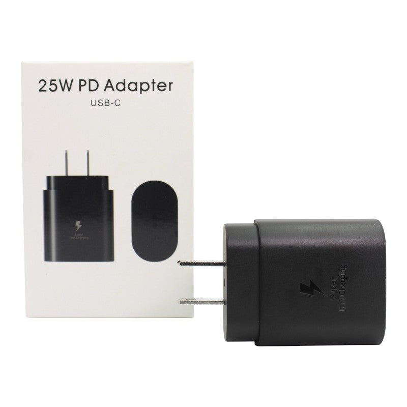 ADAPTADOR UNIVERSAL 25W USB - C NEGRO