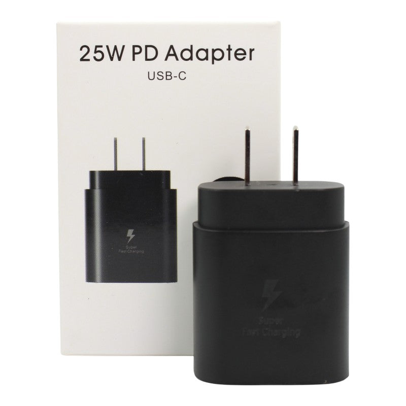 ADAPTADOR UNIVERSAL 25W USB - C NEGRO