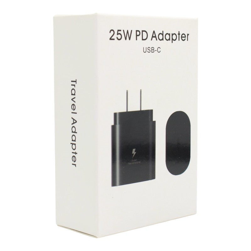 ADAPTADOR UNIVERSAL 25W USB - C NEGRO