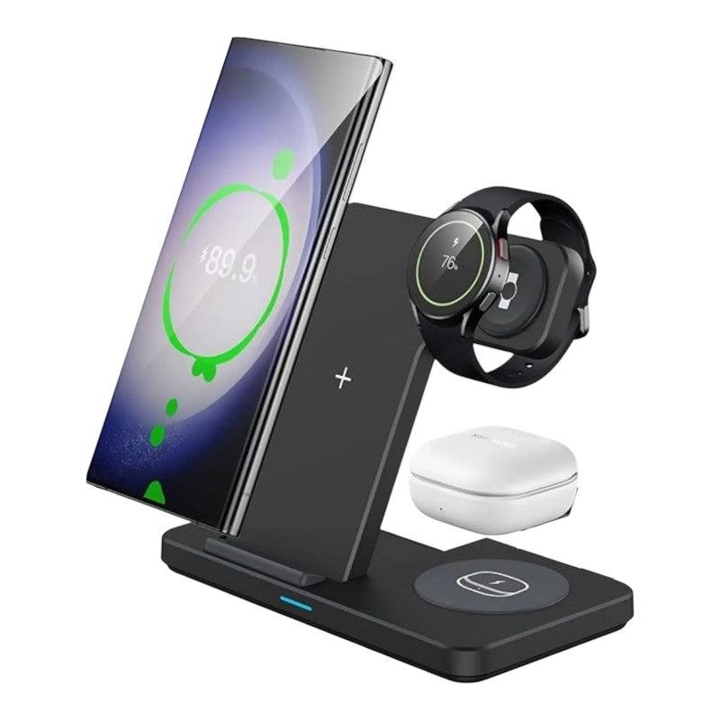 BASE DE CARGA MAGNETICA 4 EN 1 XO-WX033 NEGRO