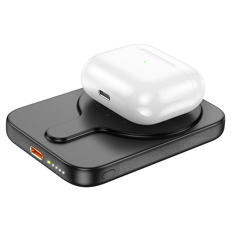 POWER BANK MAGNETICO HOCO J117 5000mAh (20W) NEGRO