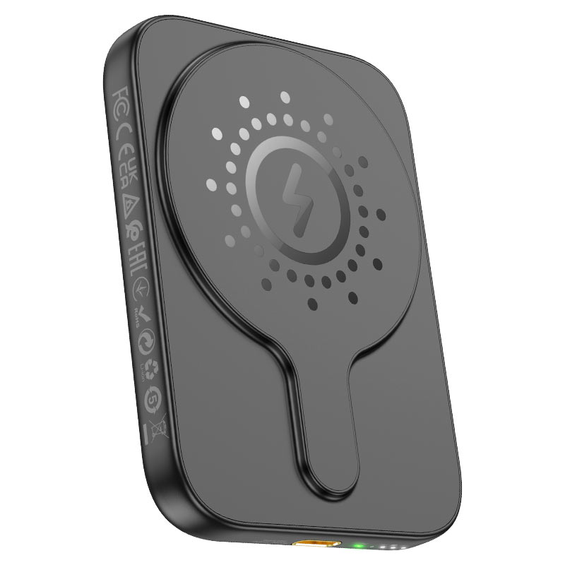 POWER BANK MAGNETICO HOCO J117 5000mAh (20W) NEGRO