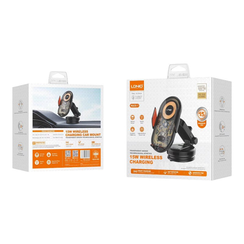 CARGADOR DE AUTO LDNIO MAGNETICO 15 W MA30-1