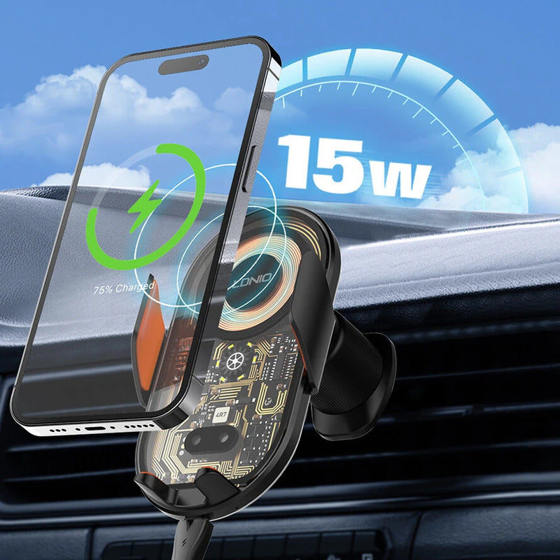 CARGADOR DE AUTO LDNIO MAGNETICO 15W MA30