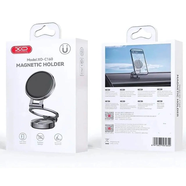 SOPORTE MAGNETICO FOLDABLE XO-C160 NEGRO
