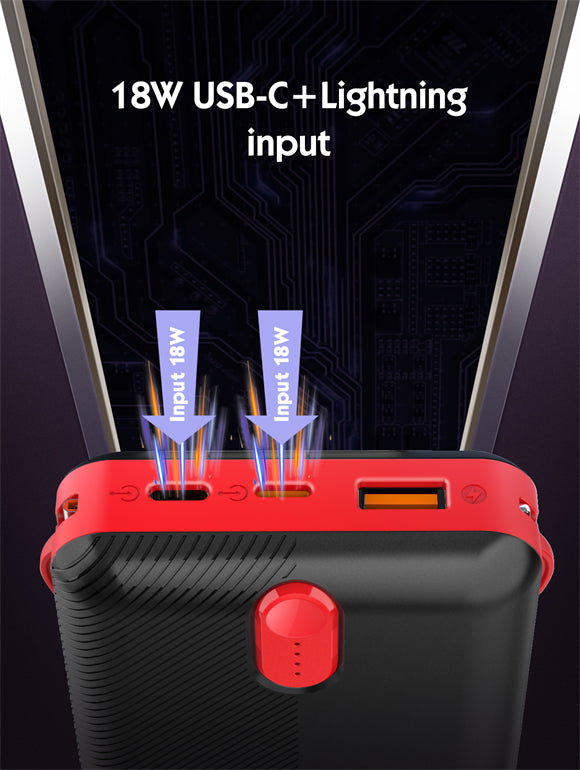 POWER BANK LDNIO PQ24 20000mah (22.5w) NEGRO