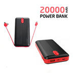 POWER BANK LDNIO PQ24 20000mah (22.5w) NEGRO