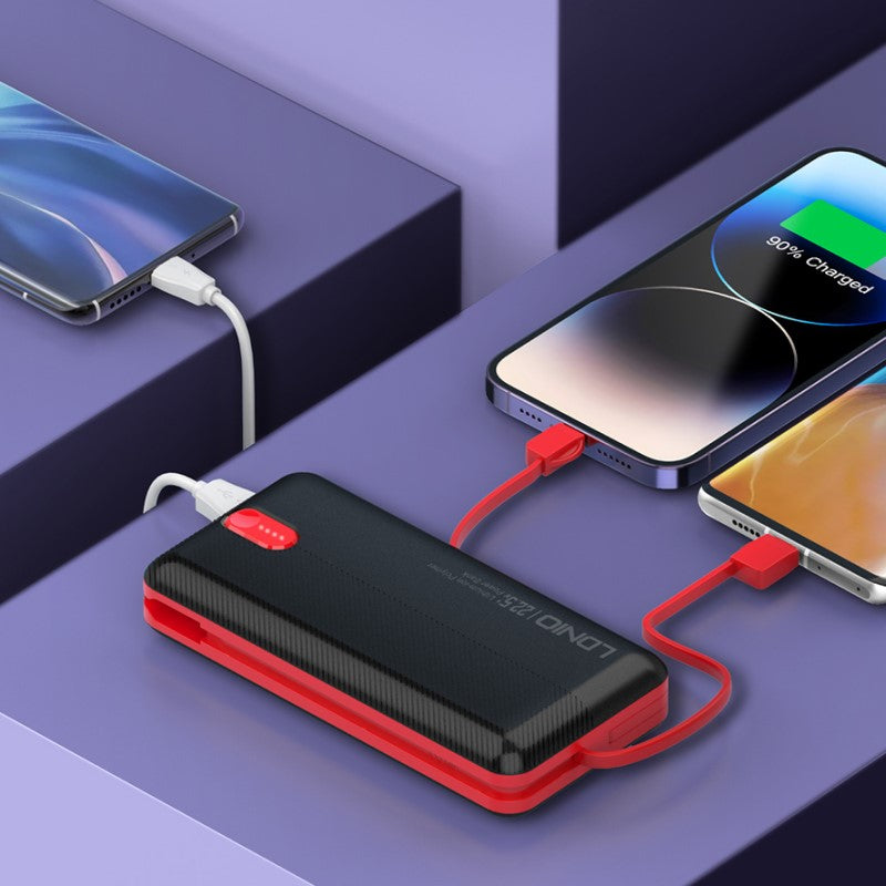 POWER BANK LDNIO PQ24 20000mah (22.5w) NEGRO