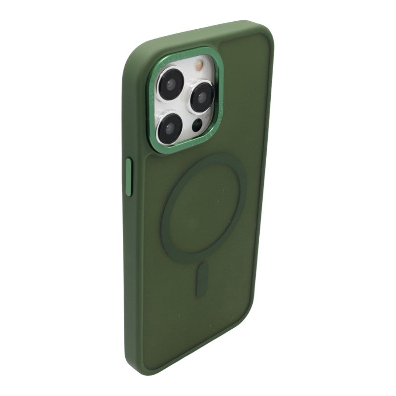 CASE INVOGA AHUMADO MAGSAFE IPHONE - VERDE MILITAR