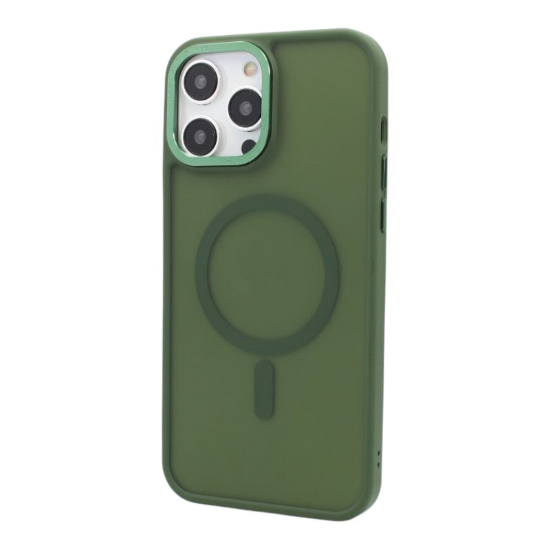 CASE INVOGA AHUMADO MAGSAFE IPHONE - VERDE MILITAR