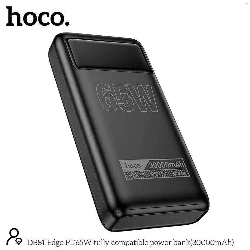 POWER BANK HOCO DB81 30000mAh (65w) NEGRO