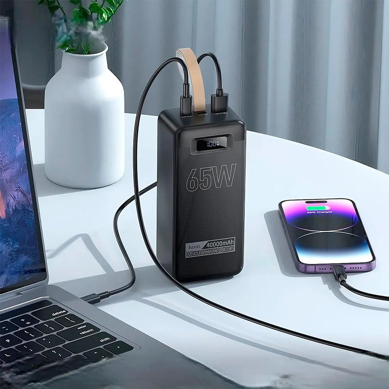 POWER BANK HOCO DB82 40000mAh (65w) NEGRO