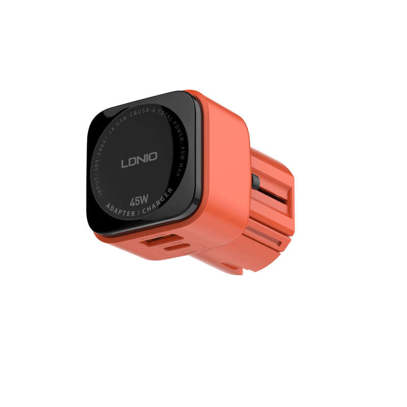 ADAPTADOR DE VIAJE UNIVERSAL LDNIO Q2420 45W ROJO