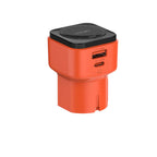 ADAPTADOR DE VIAJE UNIVERSAL LDNIO Q2420 45W ROJO