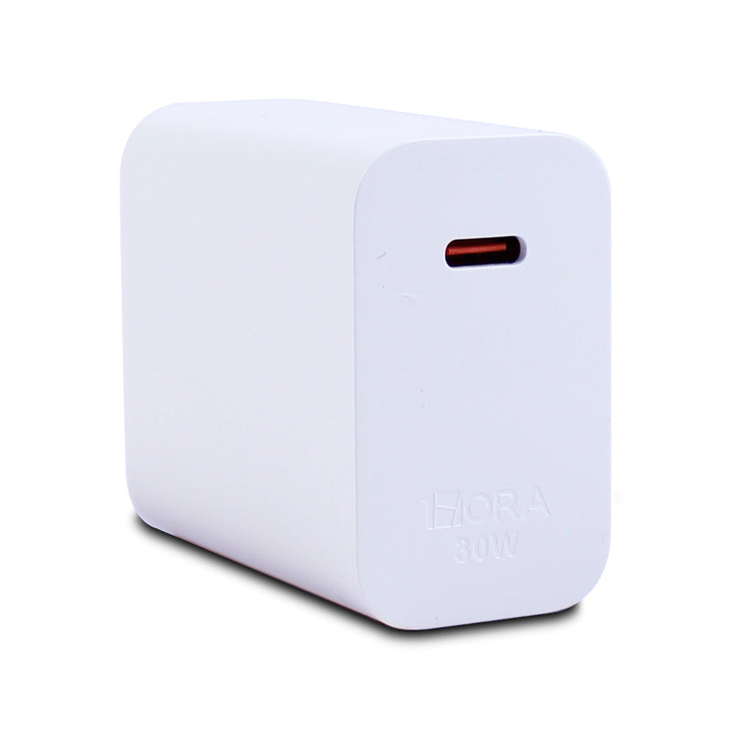 ADAPTADOR 1HORA  GAR164 30W USB - C BLANCO