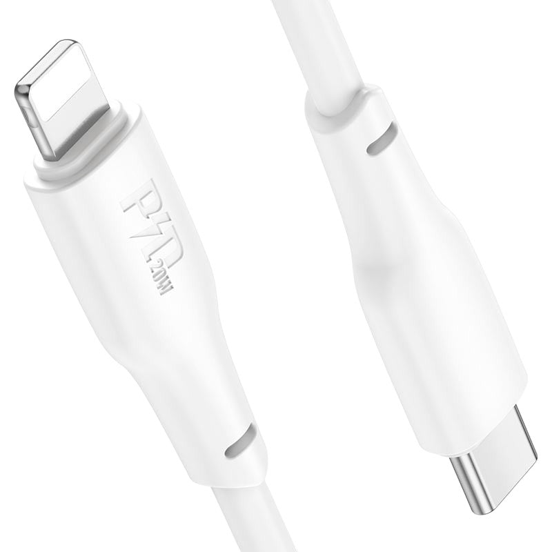 Cable USB-C a Lightning 2 metros 20W Hoco X93 Blanco