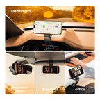 SOPORTE MAGNETICO CON CLIP PARA CELULAR 360° XO-C191 NEGRO