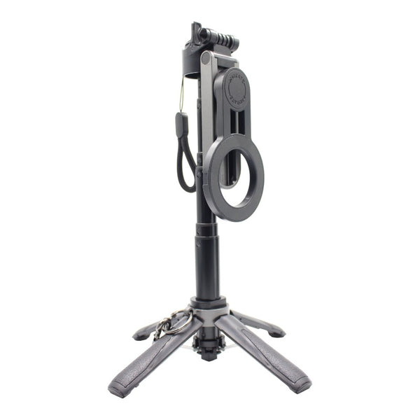 SELFIE TRÍPODE CON SOPORTE MAGNÉTICO PARA CELULAR P15 MINI NEGRO