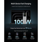 POWER BANK CUKTECH PB100 10000mAh (150w) SILVER