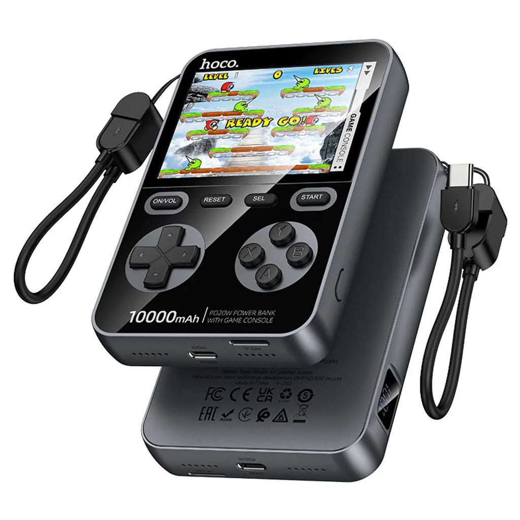 POWER BANK HOCO Q47 GAME CONSOLE 10000mAh (20w) NEGRO