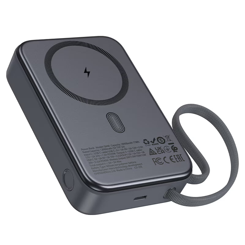 POWER BANK HOCO Q44A 20000 mAh 15w NEGRO