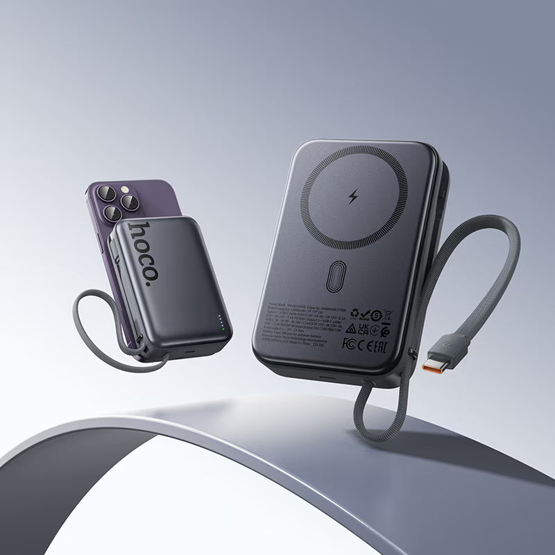 POWER BANK HOCO Q44A 20000 mAh 15w NEGRO