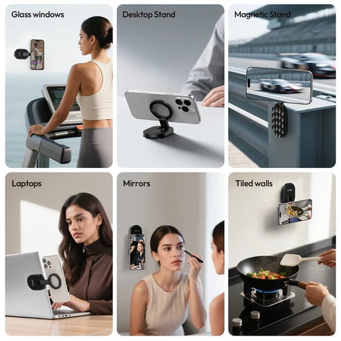 SOPORTE MAGNETICO PARA CELULAR 3 EN 1 ULANZI MA39 NEGRO