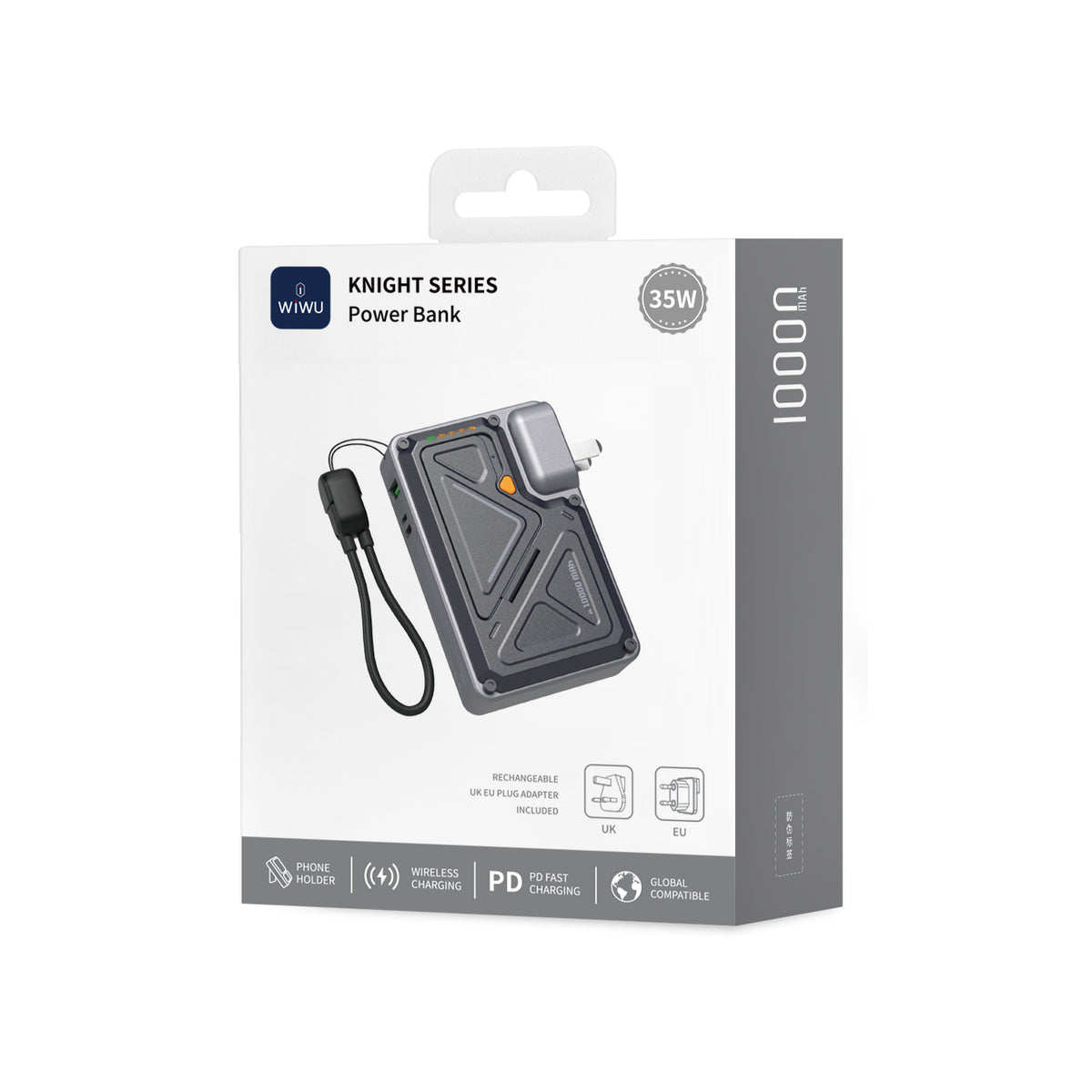 Power Bank Magnética WiWU Knight Wi-P057 10000mAh Black