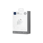 Cargador WIWU WI-G018 33W USB-C con cable tipo C-C blanco