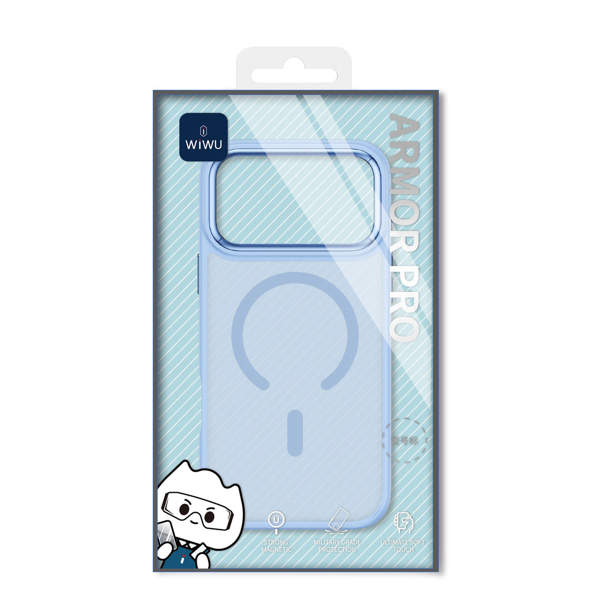 Case WIWU Armor Pro FGG-012 Light Blue