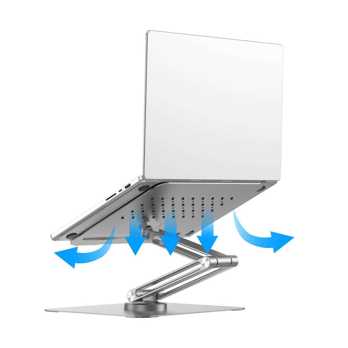 Soporte Ergonómico Giratorio WiWU S801 Silver