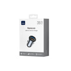 Cargador de Auto WiWU Nano Lite WI-CC030 Gray