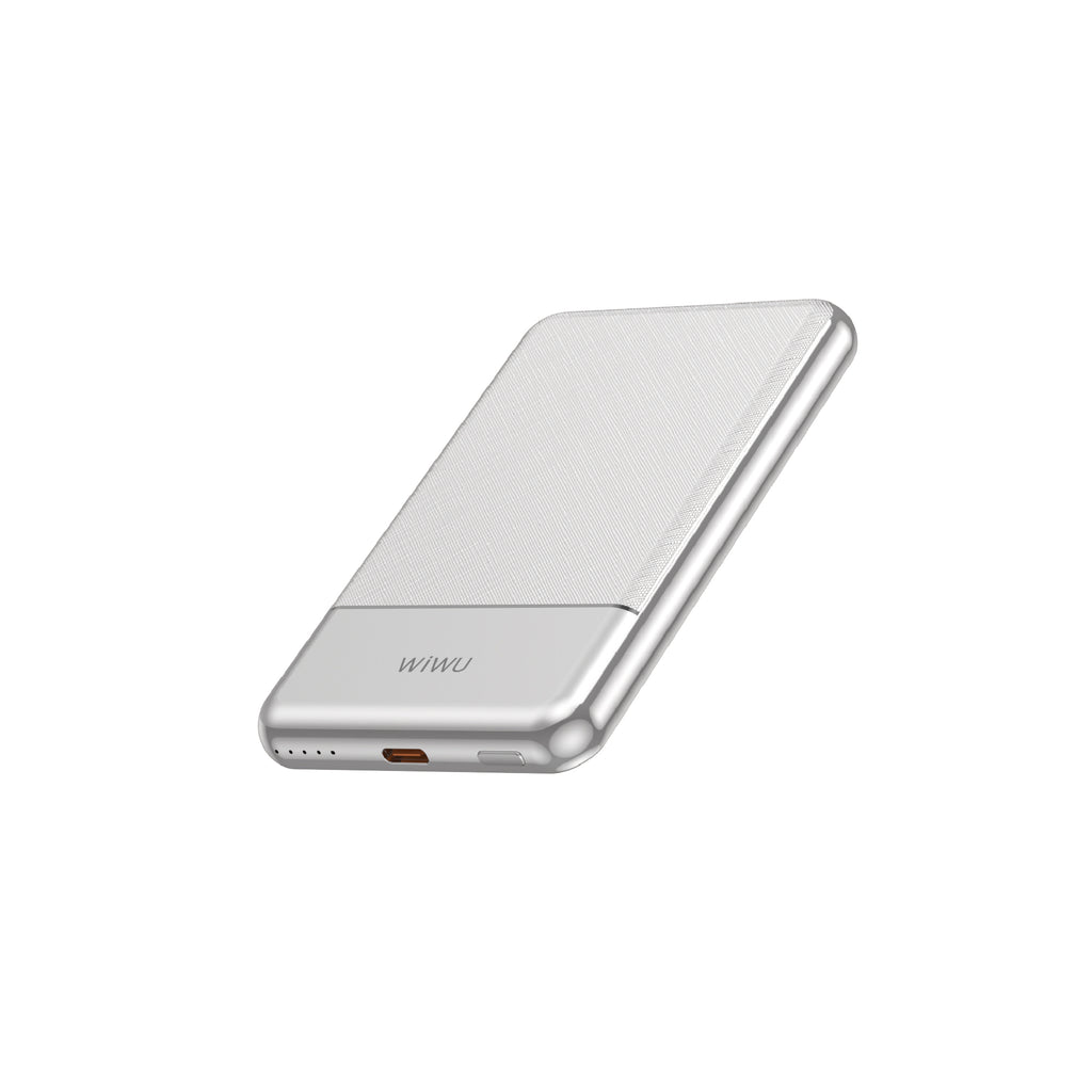 Power Bank Magnética WiWU Silver Seraph 5000mAh WI-P088