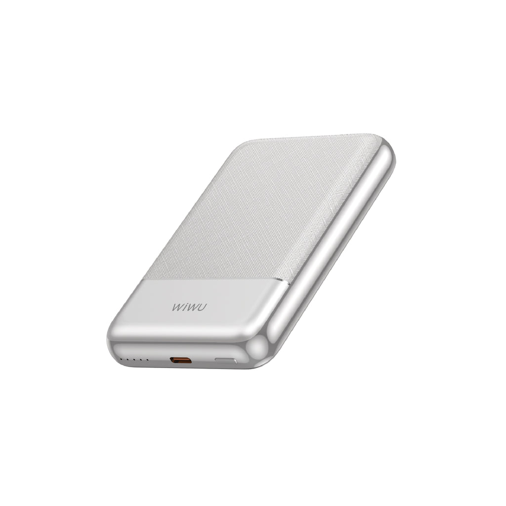 Power Bank Magnética WiWU Silver Seraph 10000mAh (WI-P089)