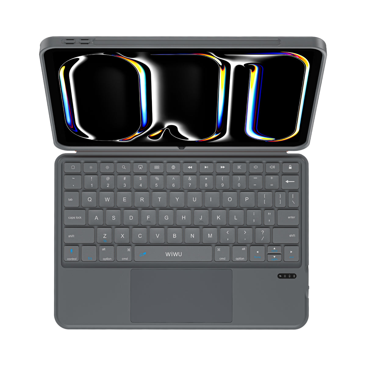 Funda con Teclado Inteligente WiWU MK-005 3 in 1 Grey