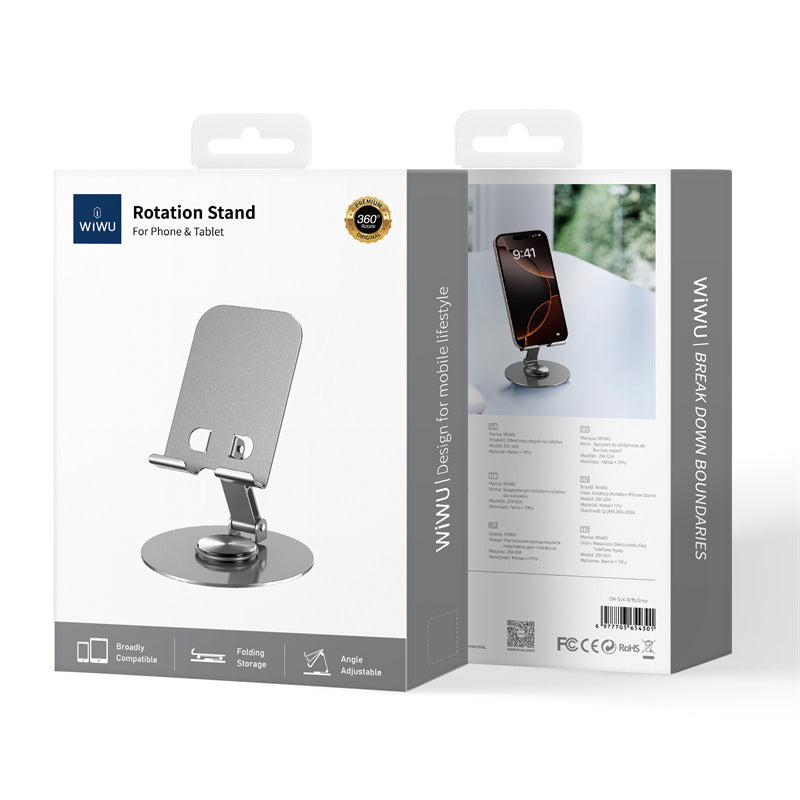 Soporte de Escritorio Giratorio WiWU ZM-014 Grey