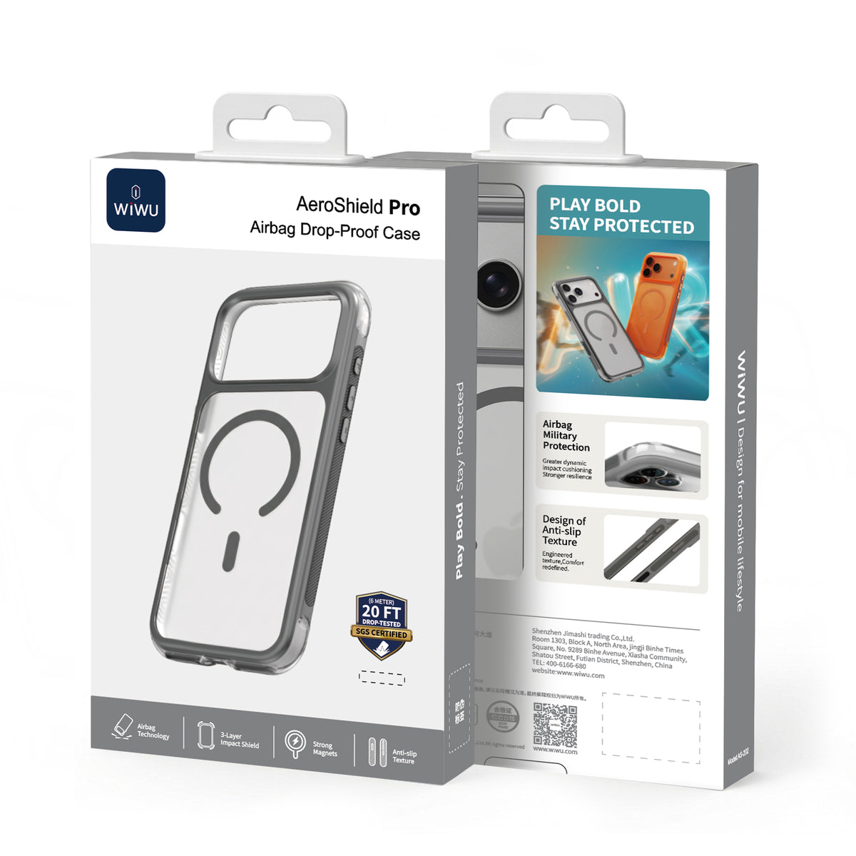 Case Wiwu AeroShield Pro AS-202 Gray