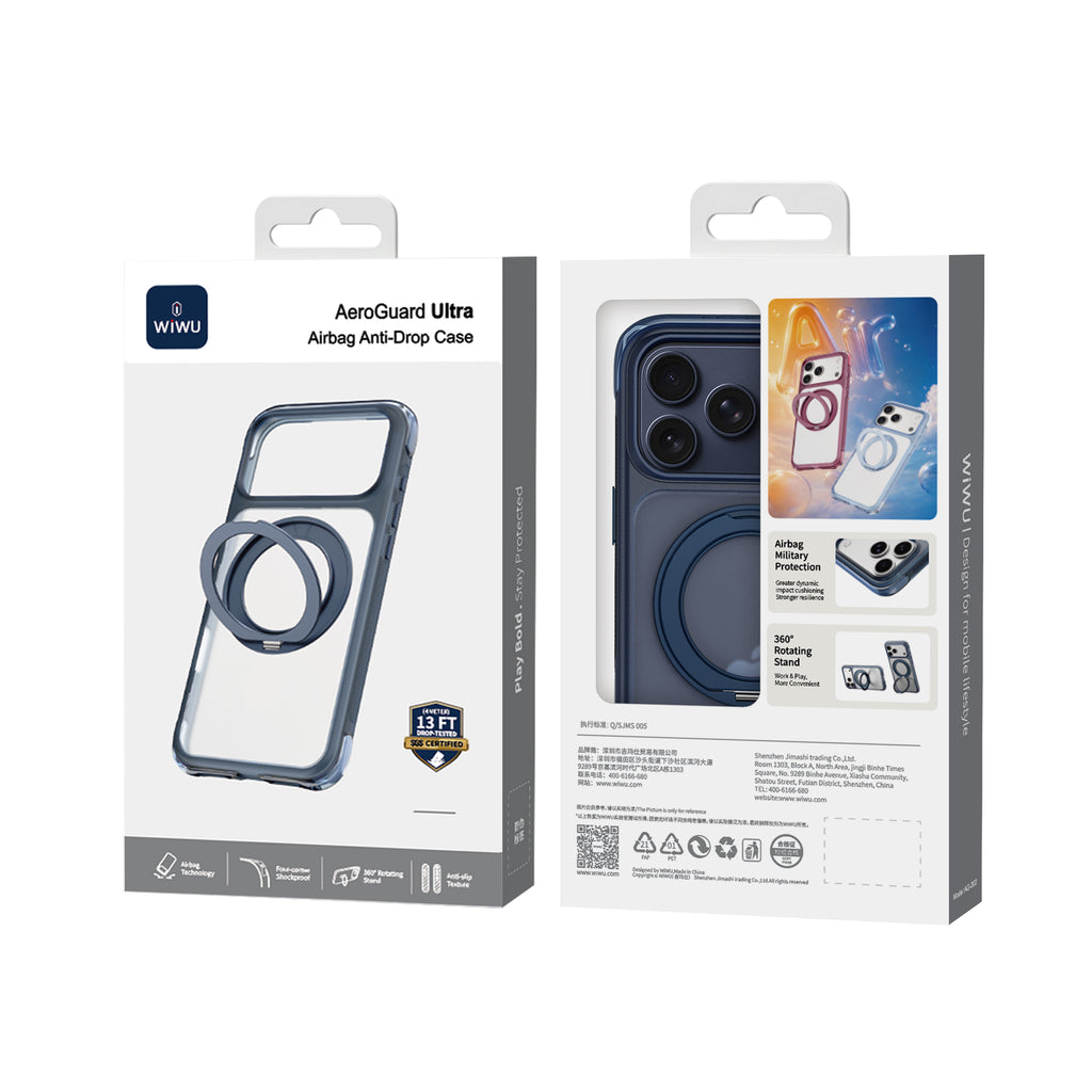 Case WiWU AeroGuard Ultra AG-203 Navy Blue