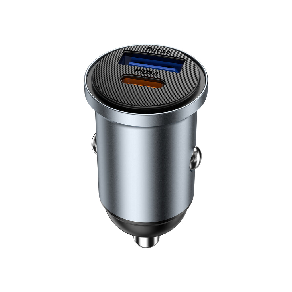 Cargador de Auto WiWU Nano Lite WI-CC030 Gray