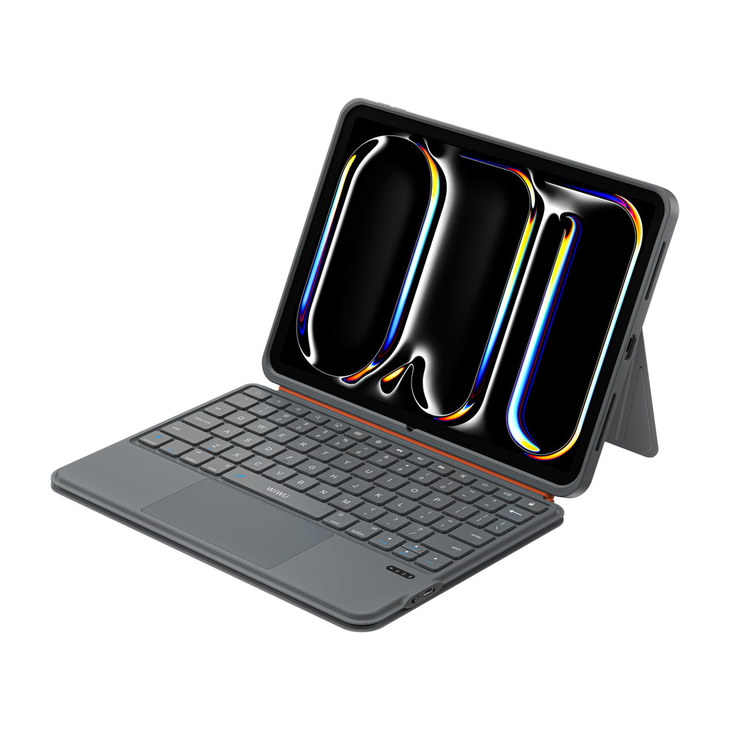Funda con Teclado Inteligente WiWU MK-005 3 in 1 Grey