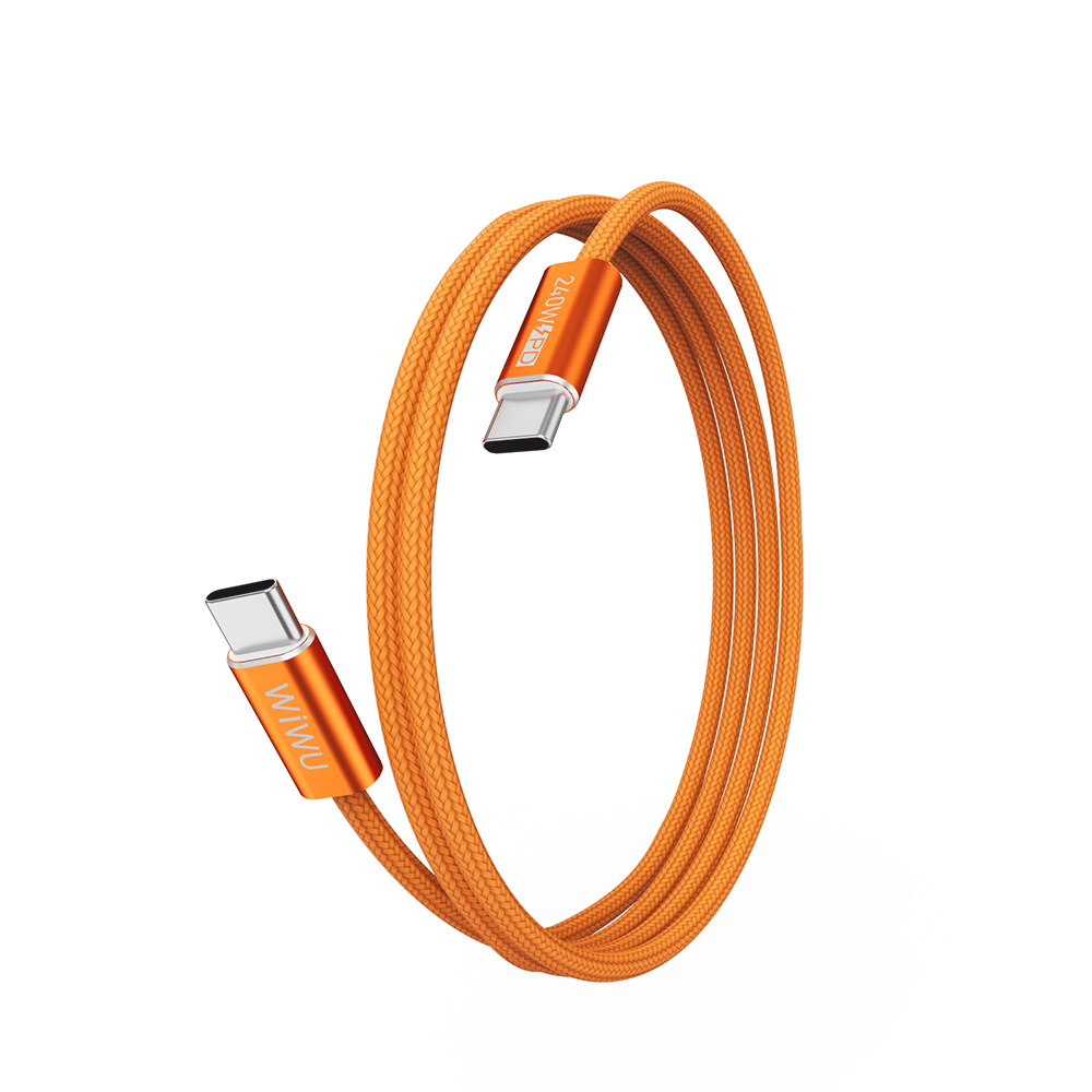 Cable WIWU essen series nylon braided WI-C101 240W tipo C-C 1.5M