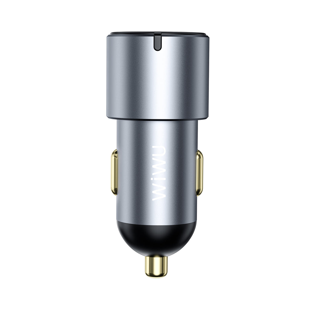 Cargador de Auto WiWU Nano Pro WI-CC032 Gray