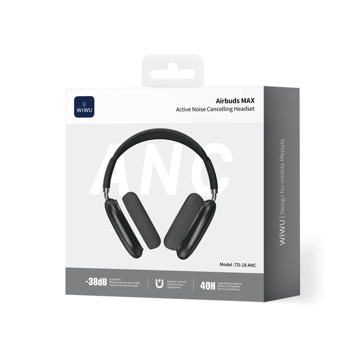 WIWU Airbuds MAX Headset TD-18 ANC