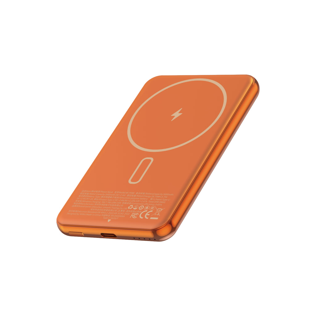 Power Bank Magnética WiWU Silver Seraph 5000mAh WI-P088