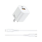 Cargador wiwu WI-G018 33W USB-C con cabe tipo C-L blanco